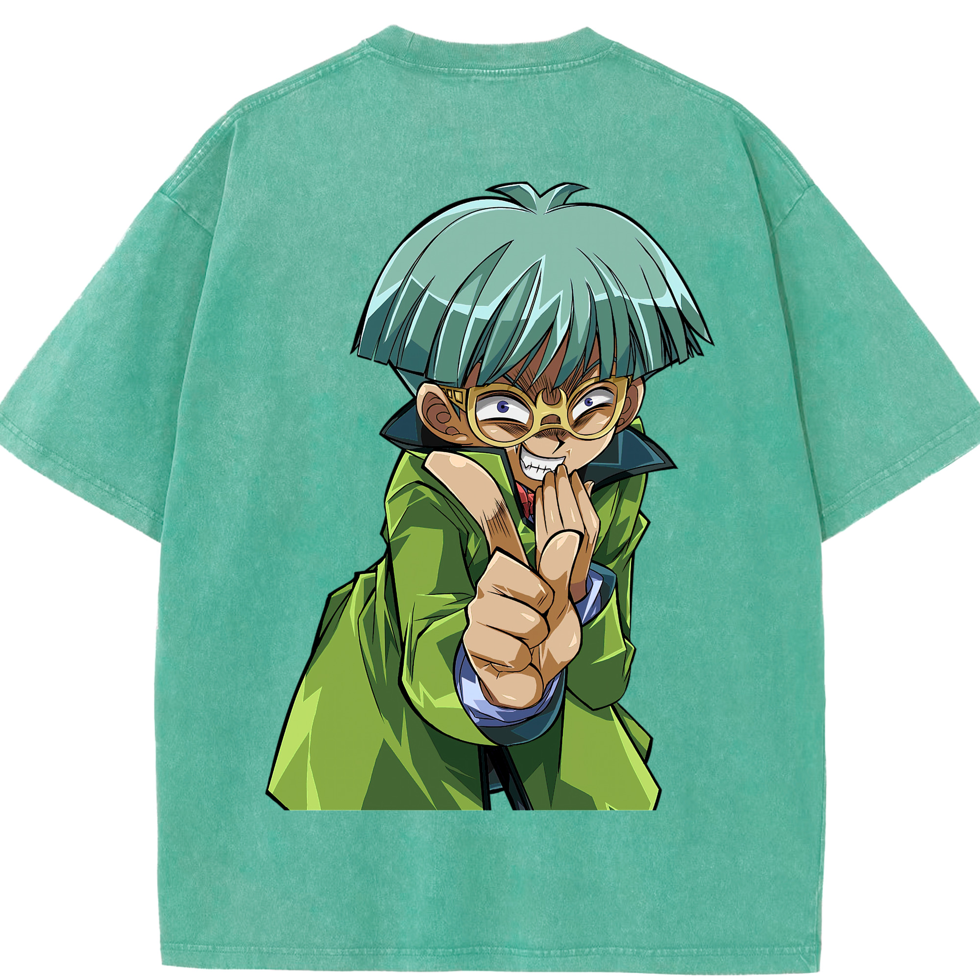 （画像用） 遊☆戯☆王 Yu-Gi-Oh! 綿100% ヴィンテージ風 半袖Tシャツ（背面プリント）